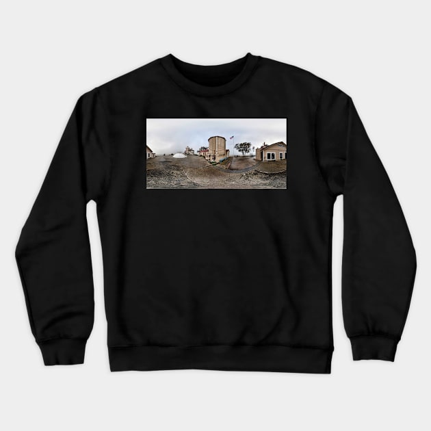 East Brother Island - Panorama Crewneck Sweatshirt by randymir
